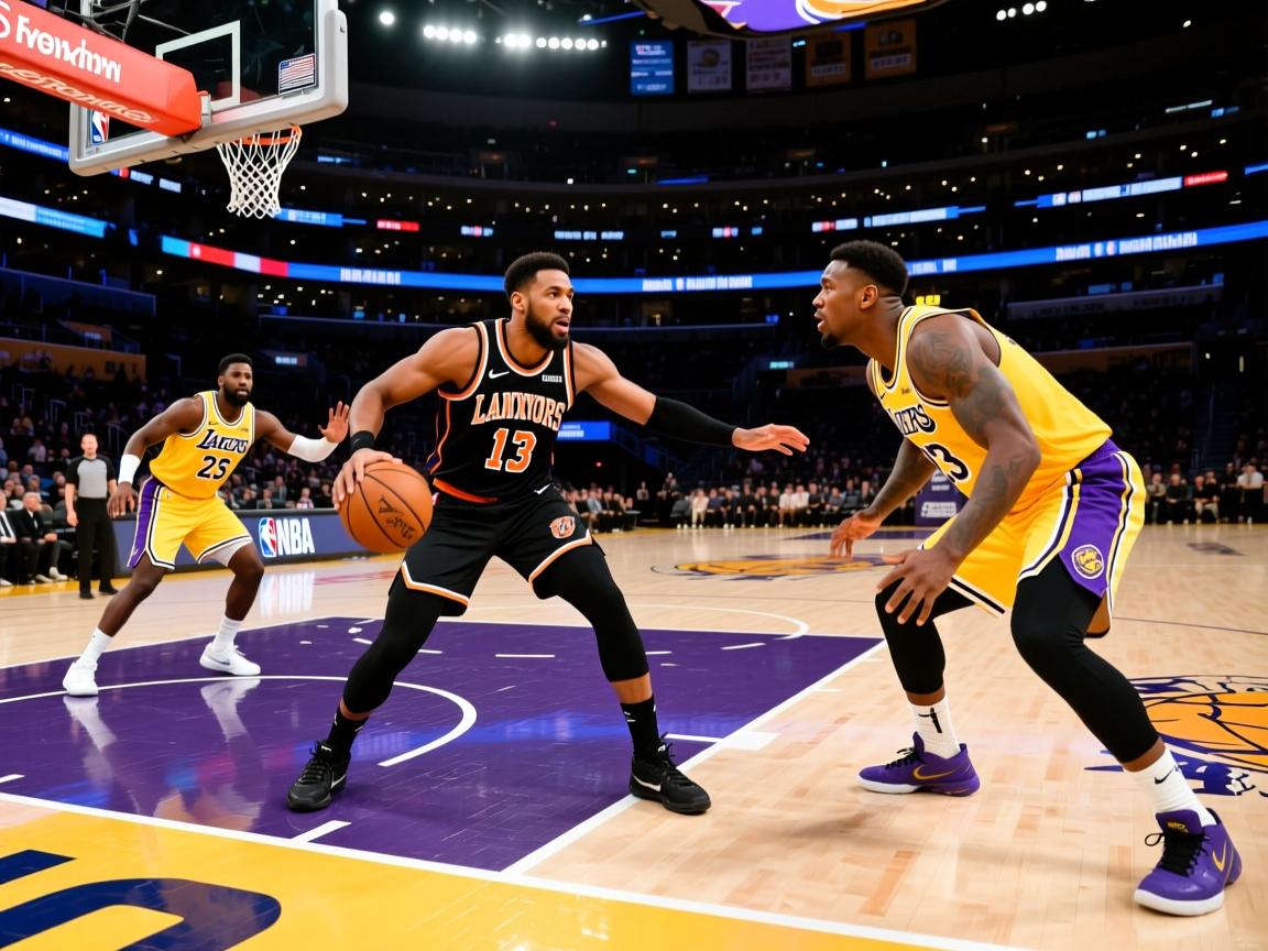 尼克斯防守失误频频，客场惨败湖人